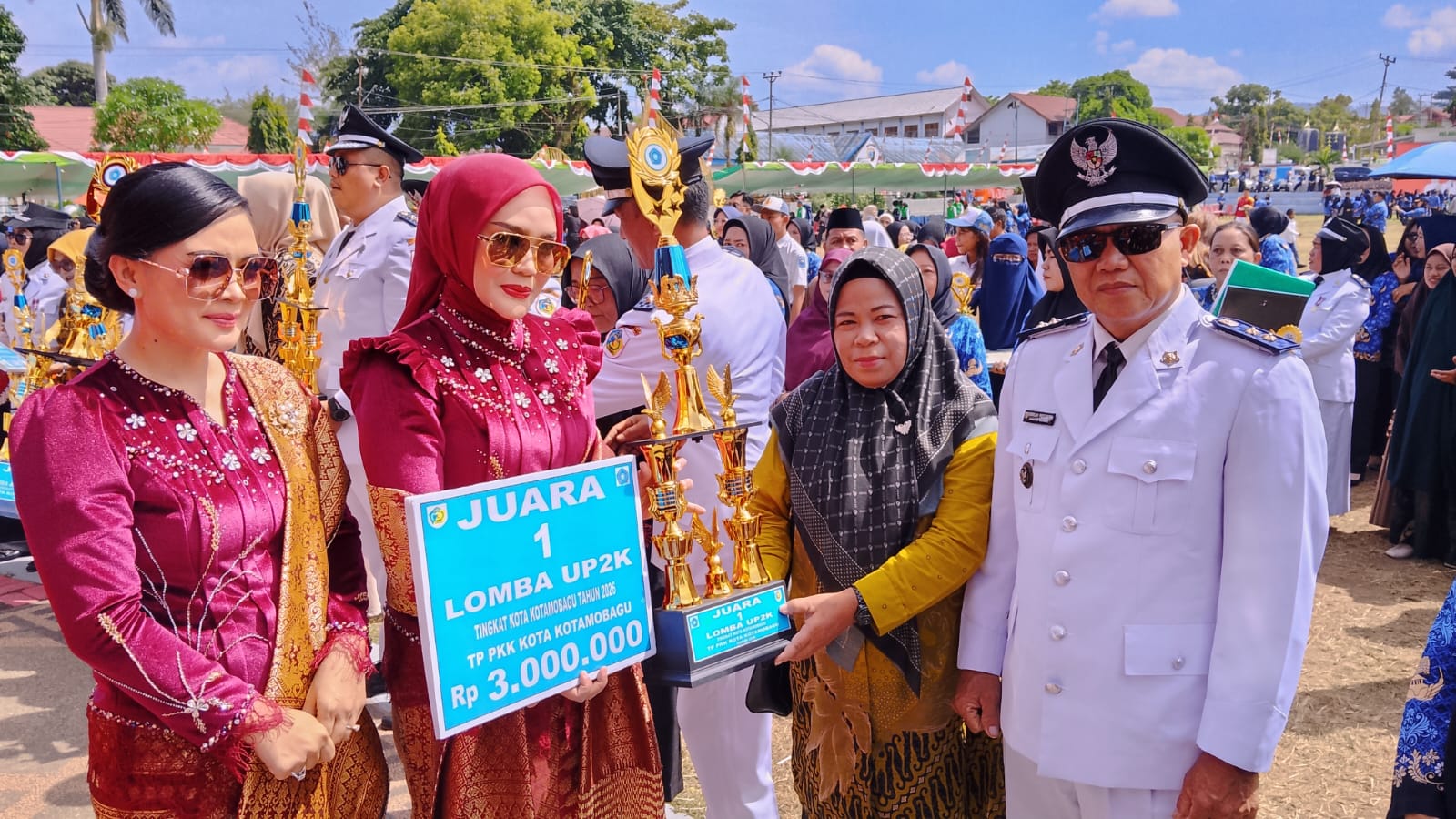Bungko Borong Dua Penghargaan HUT ke-81 RI, Juara 1 UP2K dan Juara 3 Kebersihan Kantor