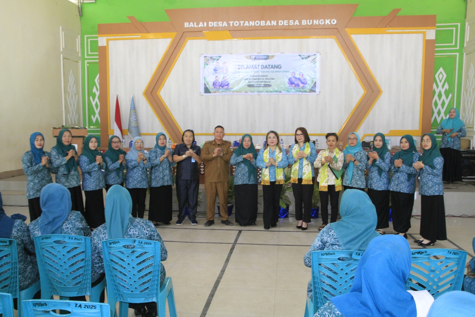 Melaju ke Tingkat Provinsi, Desa Bungko Ikuti Penilaian Lomba UP2K Sulut