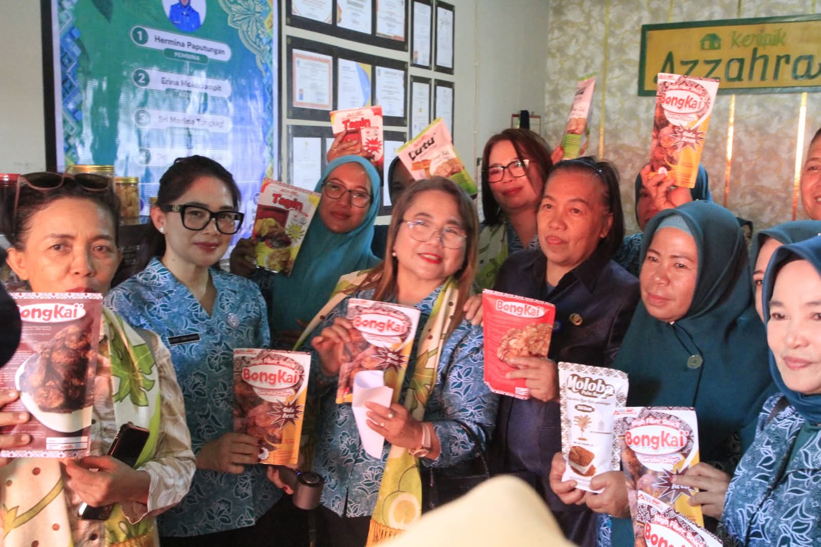 Melaju ke Tingkat Provinsi, Desa Bungko Ikuti Penilaian Lomba UP2K Sulut