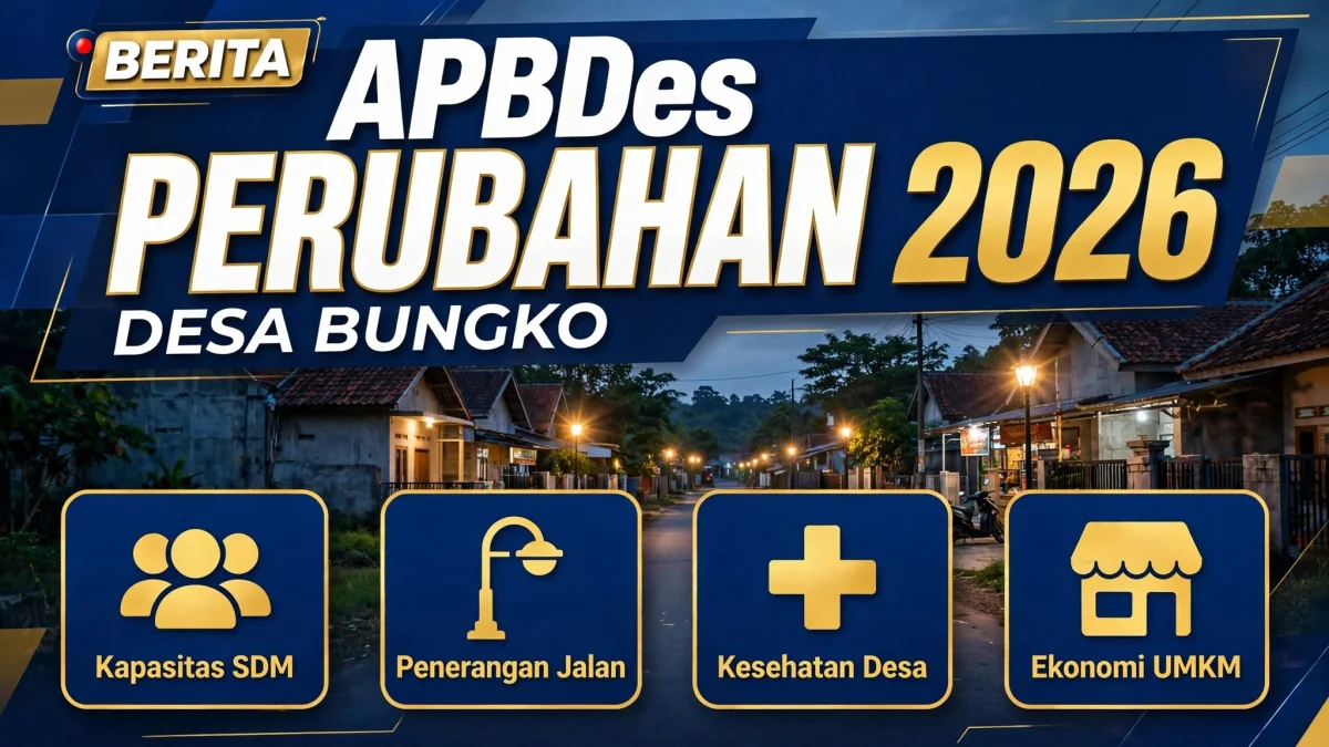 Pemerintah Desa Bungko Gelar Musdes Perubahan APBDes 2026, Fokus ke SDM, Lampu Jalan, Kesehatan dan UMKM